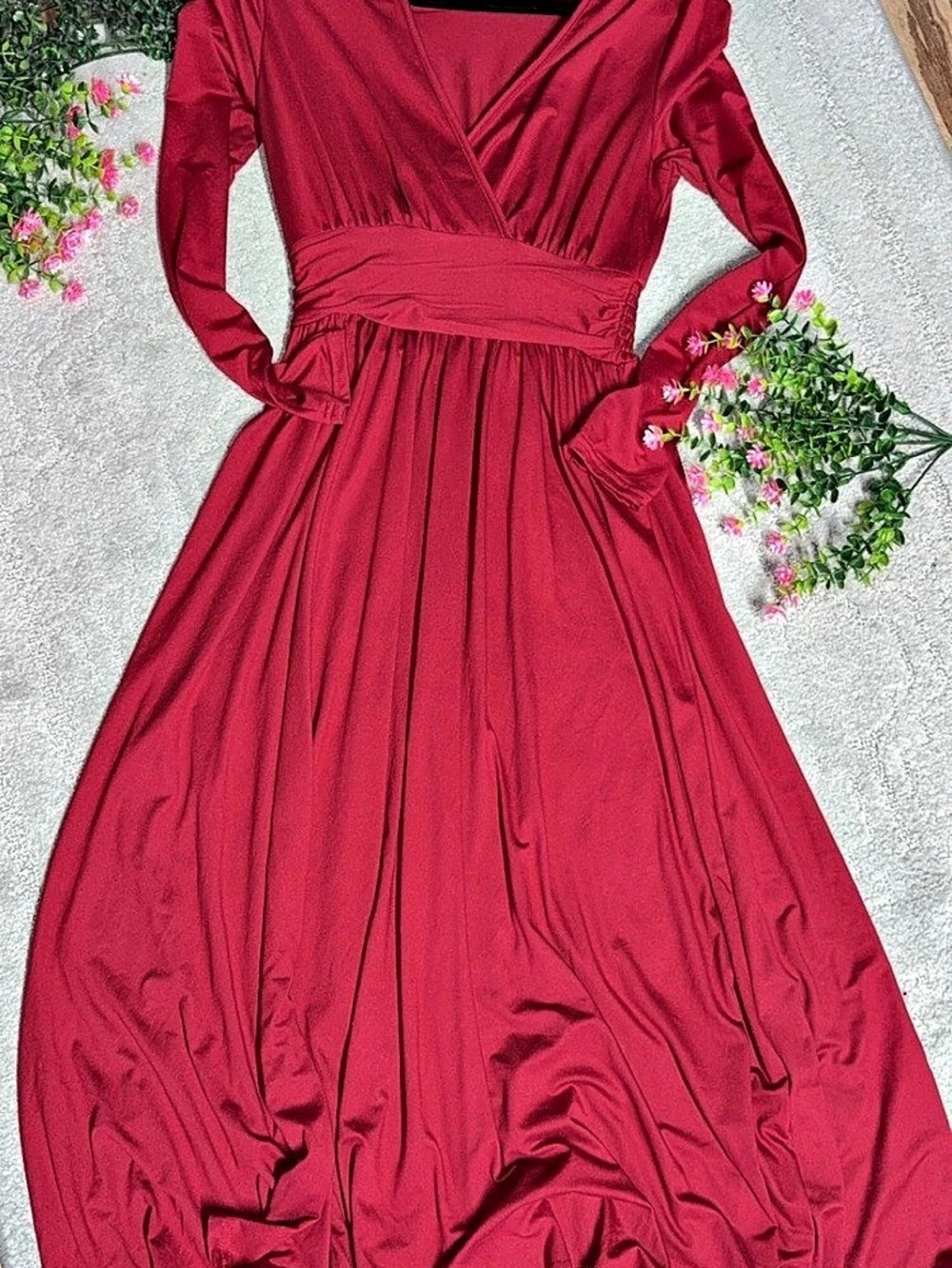 Red Maxi Dress
